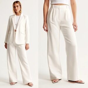 AF High Rise Sloan Trouser Pants White size 12